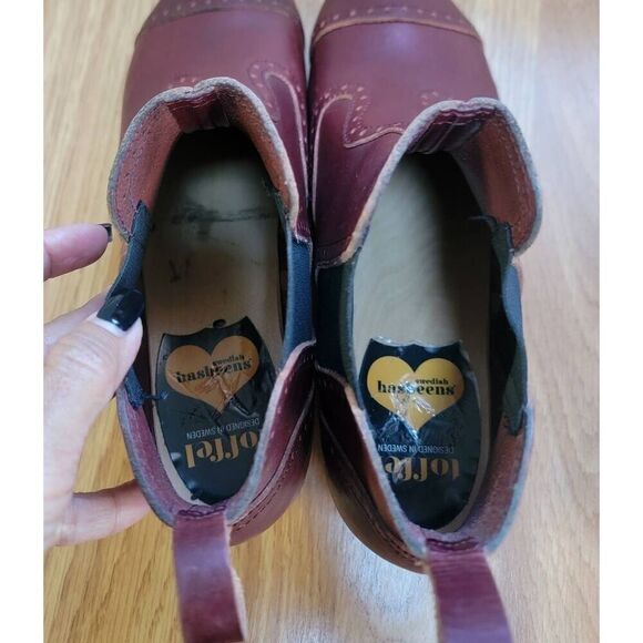 Swedish Hasbeens Victorian Bootie Boots Sz:9 - Picture 7 of 10